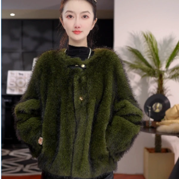 YY-2025轻奢时尚雪兰貂外套