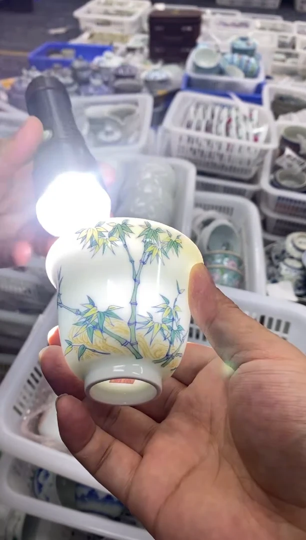 摆件陶景德陶瓷茶具容量约80