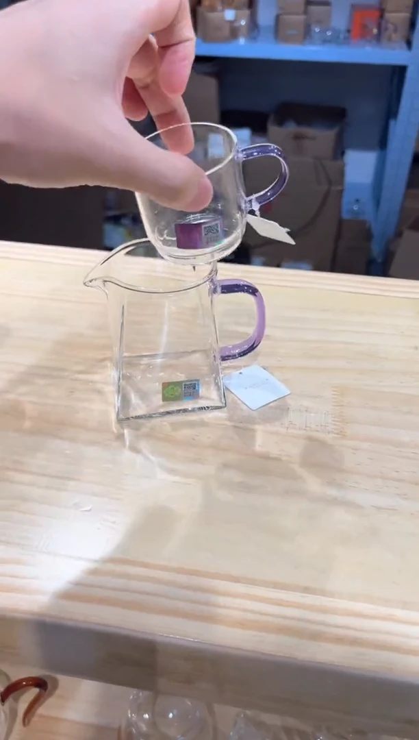 禾器-瀚然茶海-浅紫色+逸杯浅紫1只