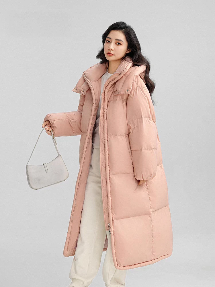 【嘉鹅专属】羽绒服女款户外休闲女士黑色宽松防风秋冬