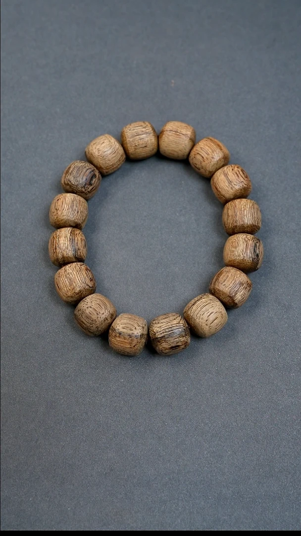 沉香手串13mm柬埔寨黄油格15g