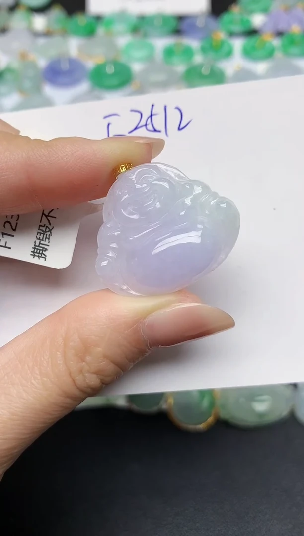 颈饰未镶嵌翡翠天然缅甸A货翡翠百元以上9元证书费自理