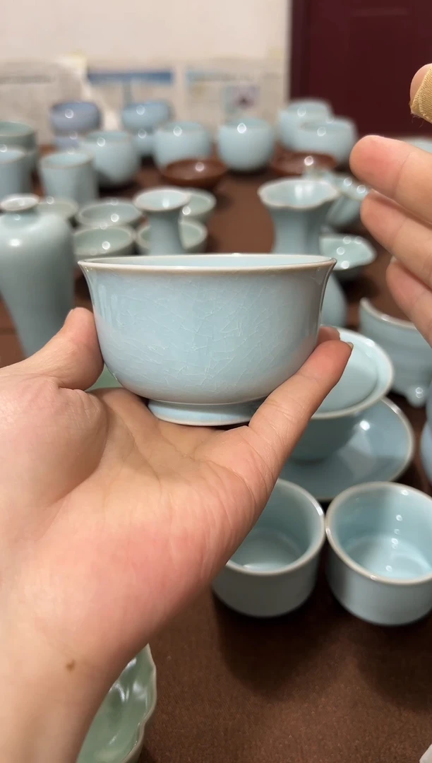 特价福利，微瑕原矿釉纯手工支钉压手杯