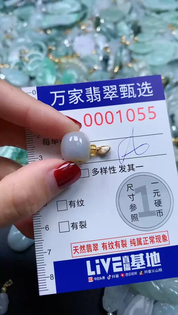 吊坠(不含链)未镶嵌翡翠1055