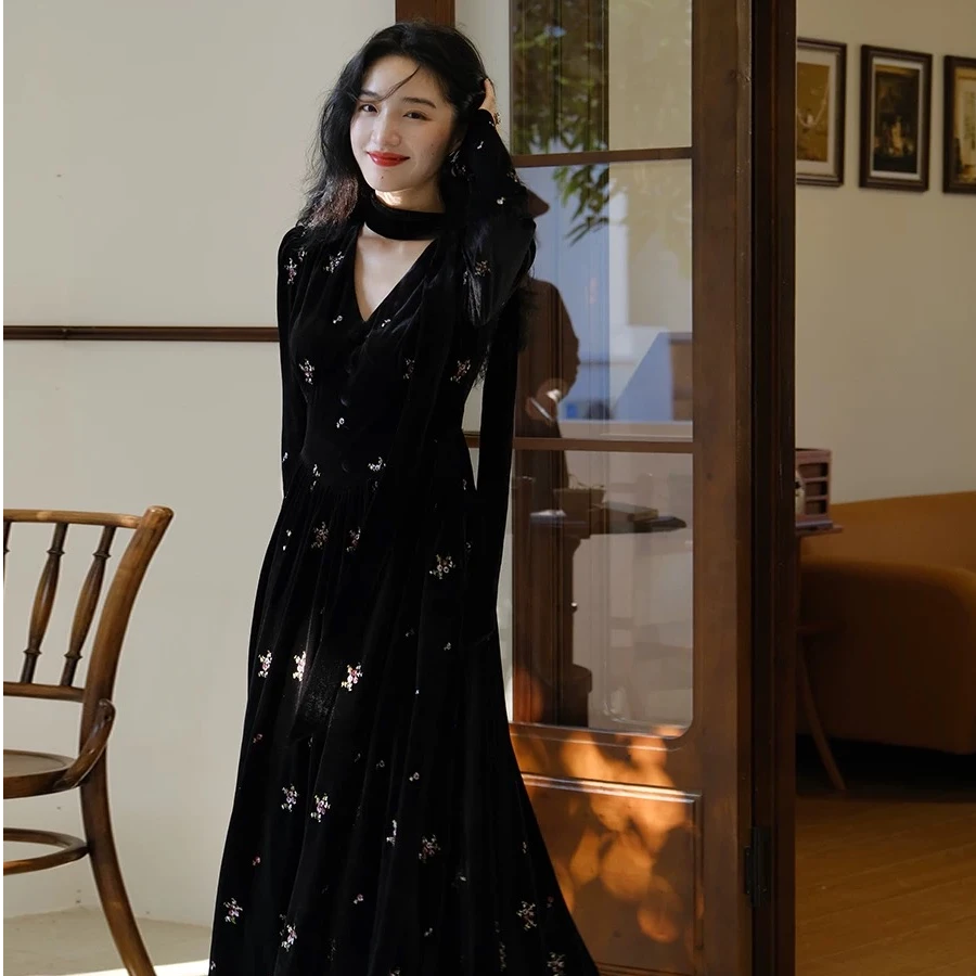 【熙木】高品质时尚百搭连衣裙4QLMY6753