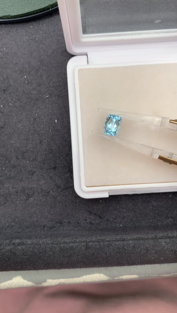 裸石海蓝宝石1.2ct海蓝宝 定制 GE