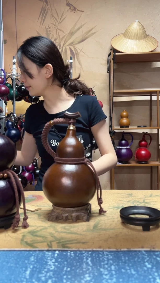 007--大漆酒葫芦--600ml左右