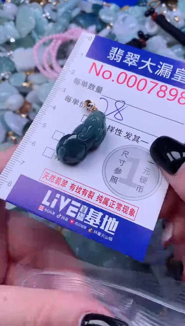 颈饰未镶嵌翡翠7898