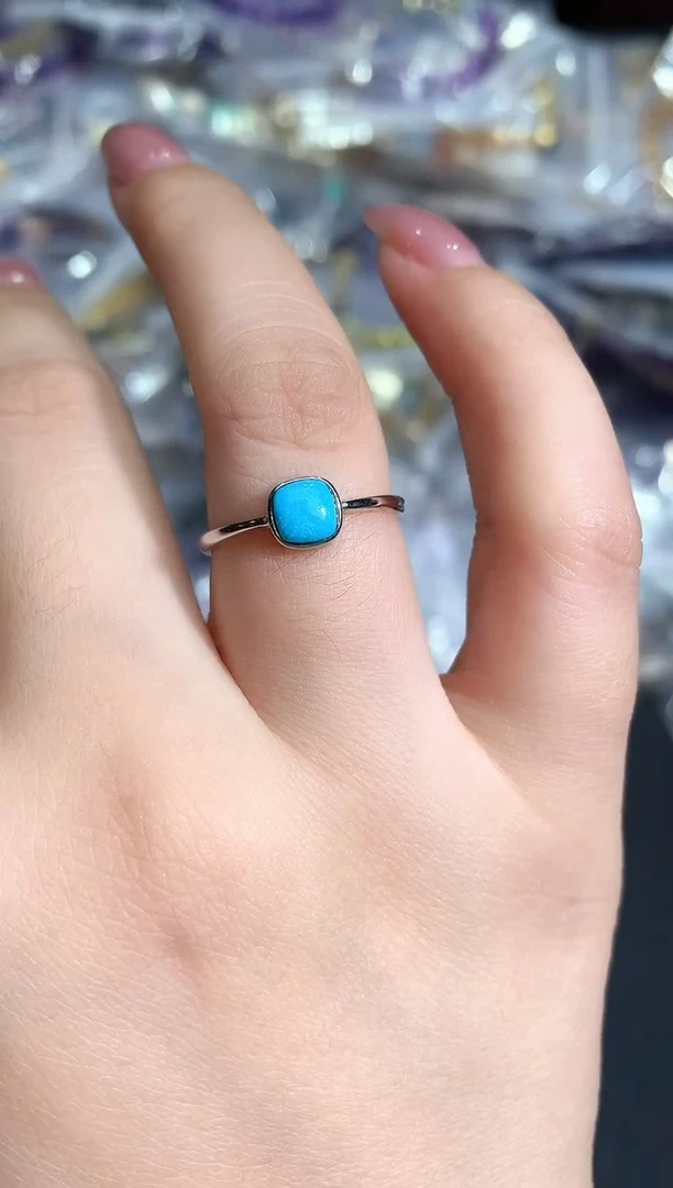 银S925镶嵌绿松石颈饰多样性发一20251013046