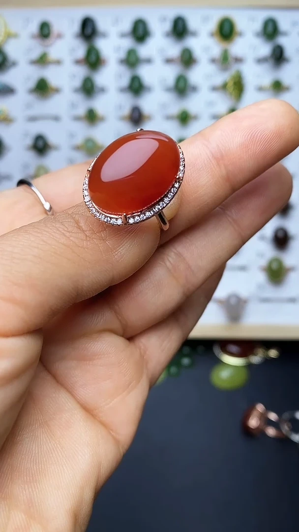 【闪购商品】南红玛瑙戒指未镶嵌1