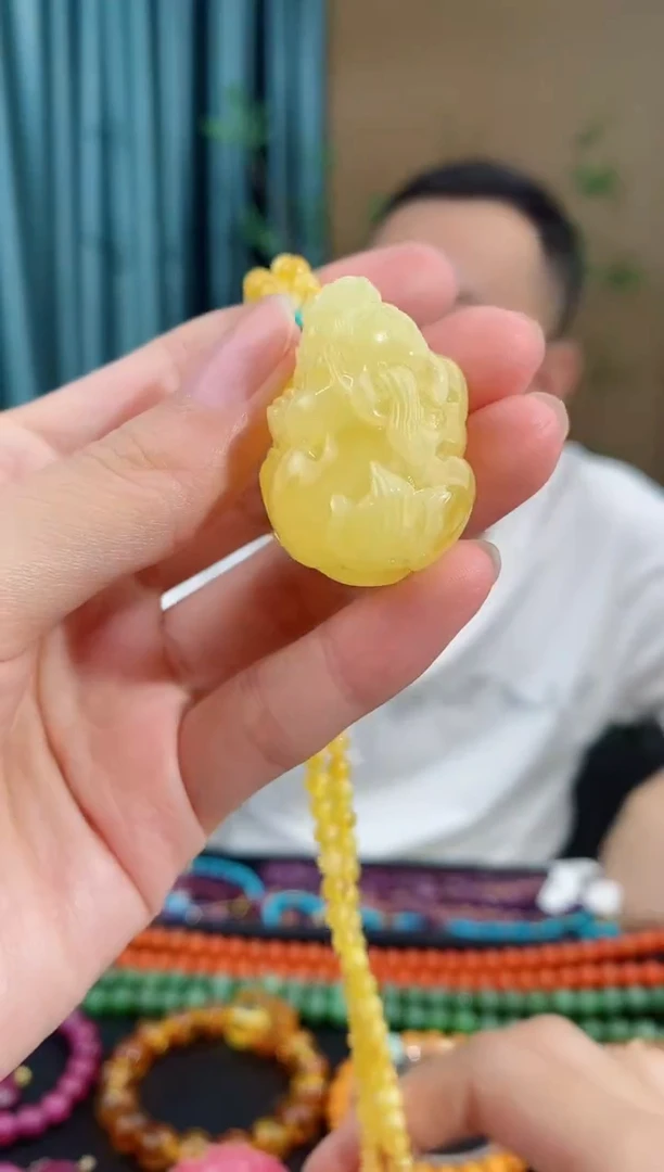 蜜蜡套链未镶嵌259