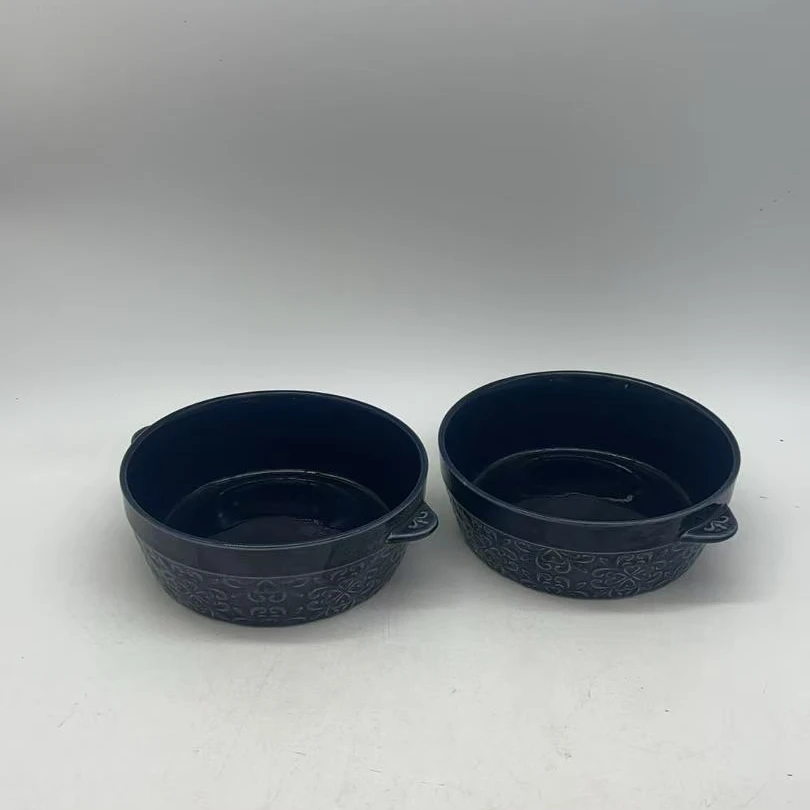 5824（口径15 高5）陶瓷双耳碗B55