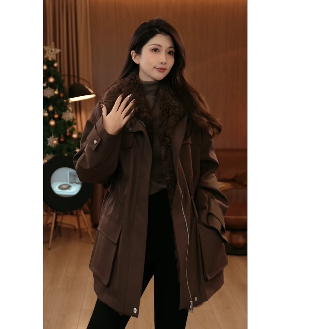 VITALITY COCO  设计款简约百搭鹅绒服大衣