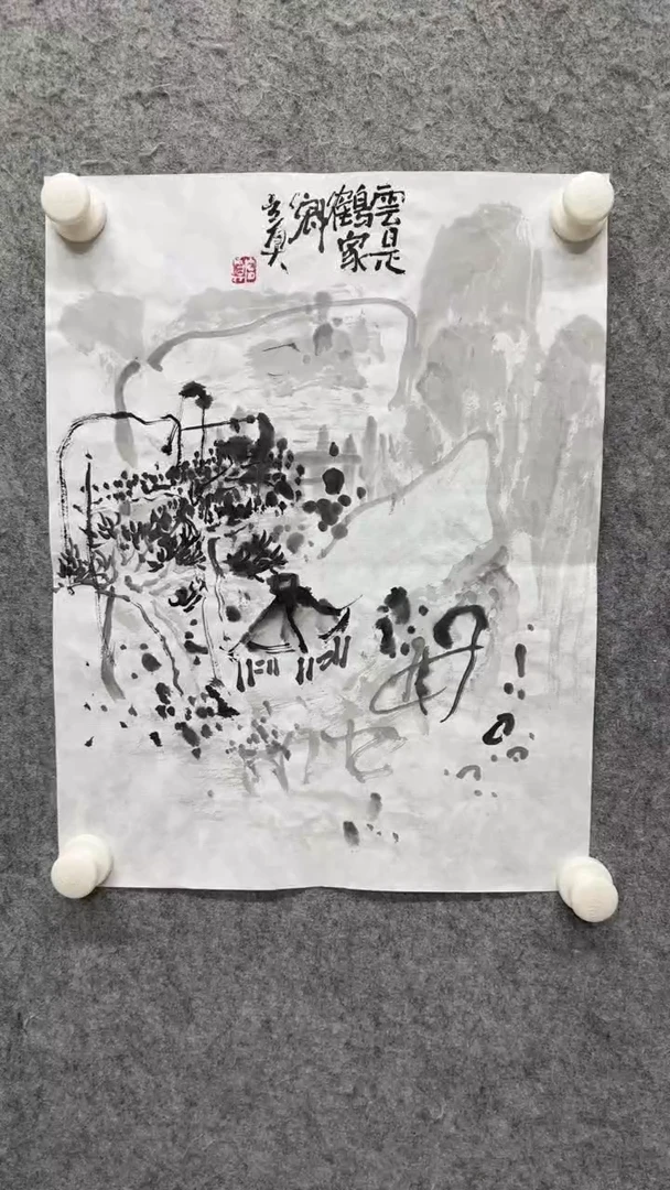 国画写意画花鸟画手绘