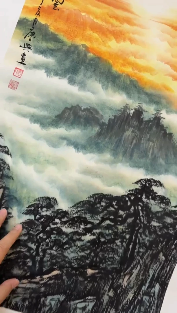 国画20赵隆轩美术馆李庆兴老师作品