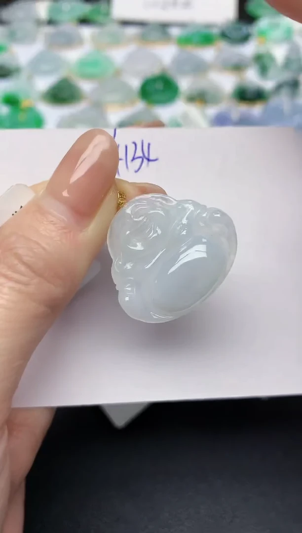 颈饰未镶嵌翡翠天然缅甸A货翡翠百元以上9元证书费自理