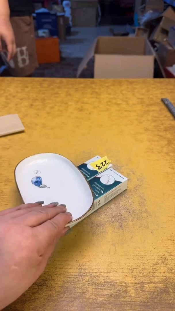 瓷器瓷瑕疵老破旧223俩疤碗