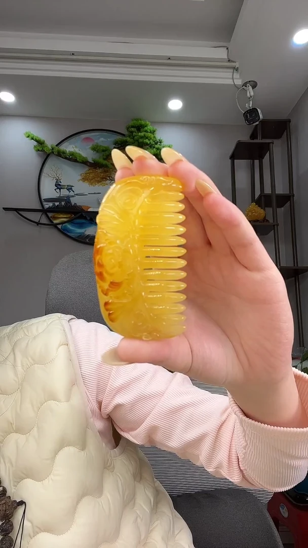 琥珀颈饰未镶嵌吊坠