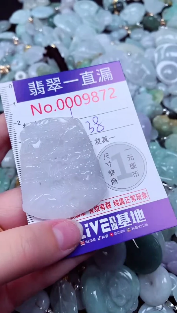 吊坠(不含链)未镶嵌翡翠9872