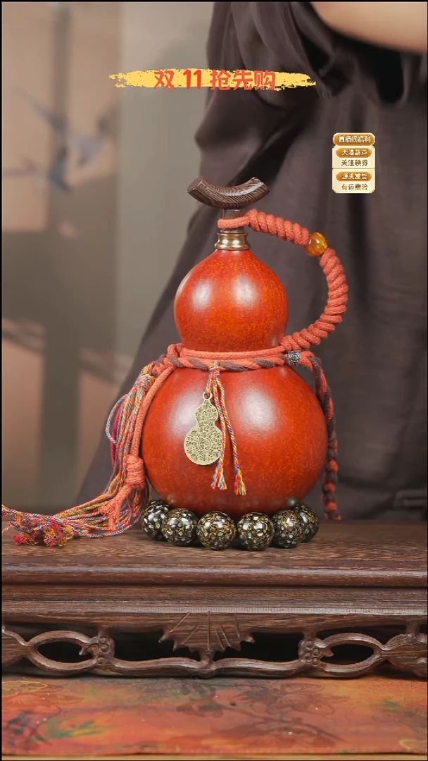 WY086藏绳款葫芦不包手串