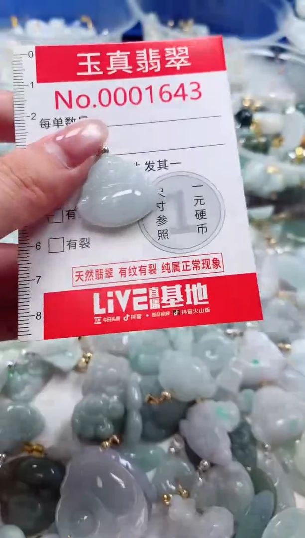 吊坠(不含链)未镶嵌翡翠1643