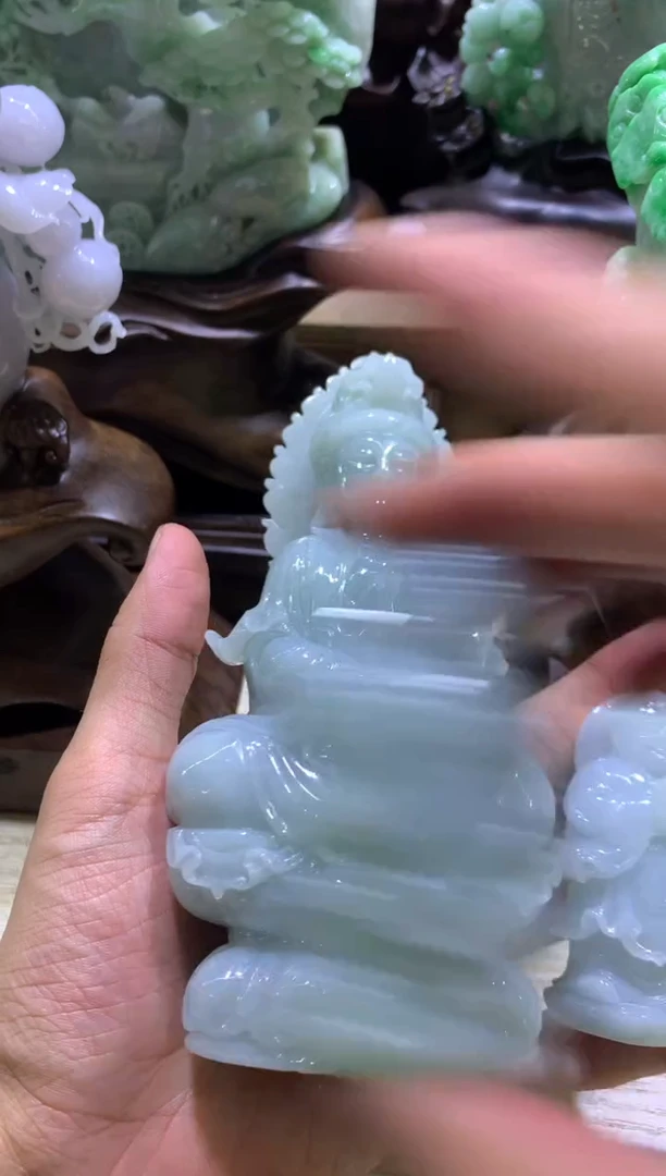 未镶嵌摆件翡翠用****3翡翠摆件