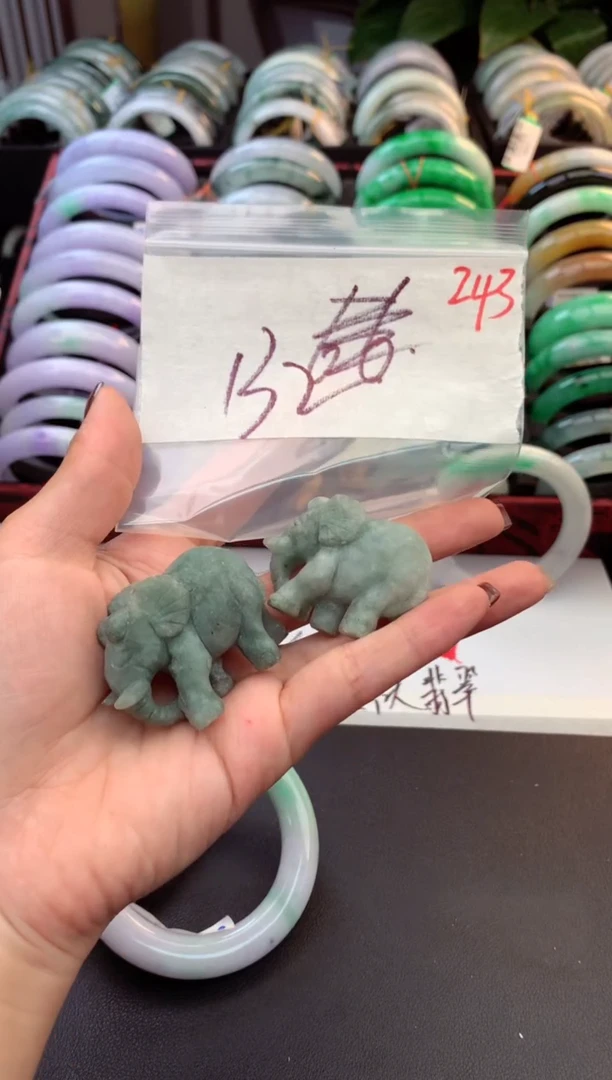 未镶嵌摆件翡翠等****啡毛货需精细抛光+多样性拍1发1