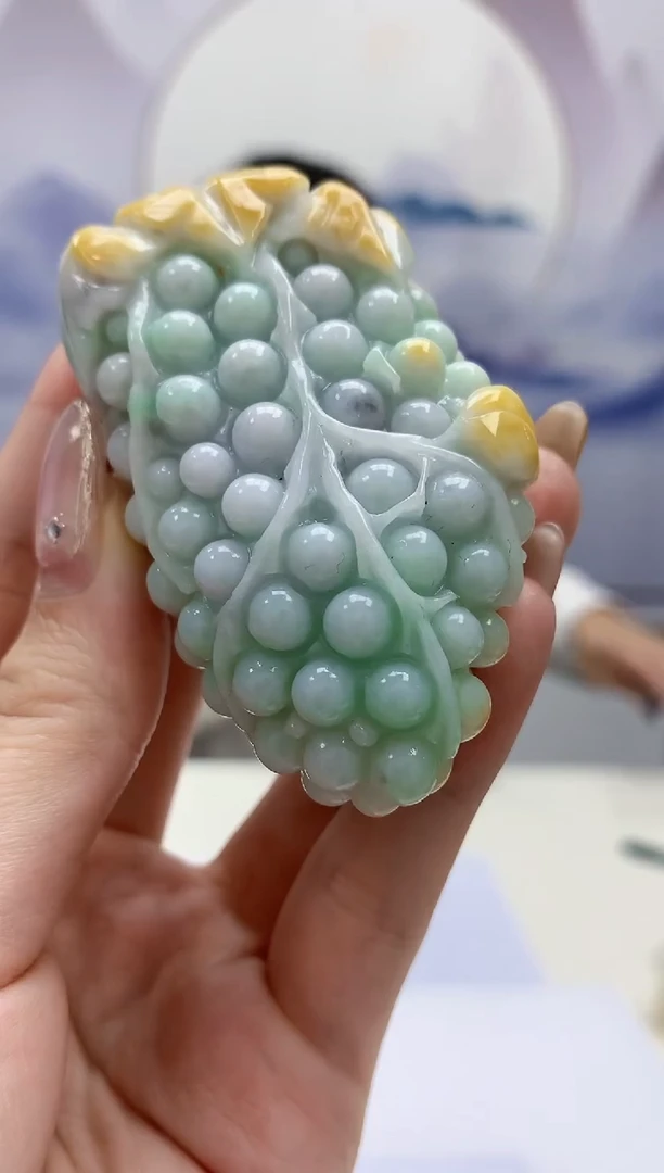 【闪购商品】定制翡翠未镶嵌4925jw-毛货挂件75