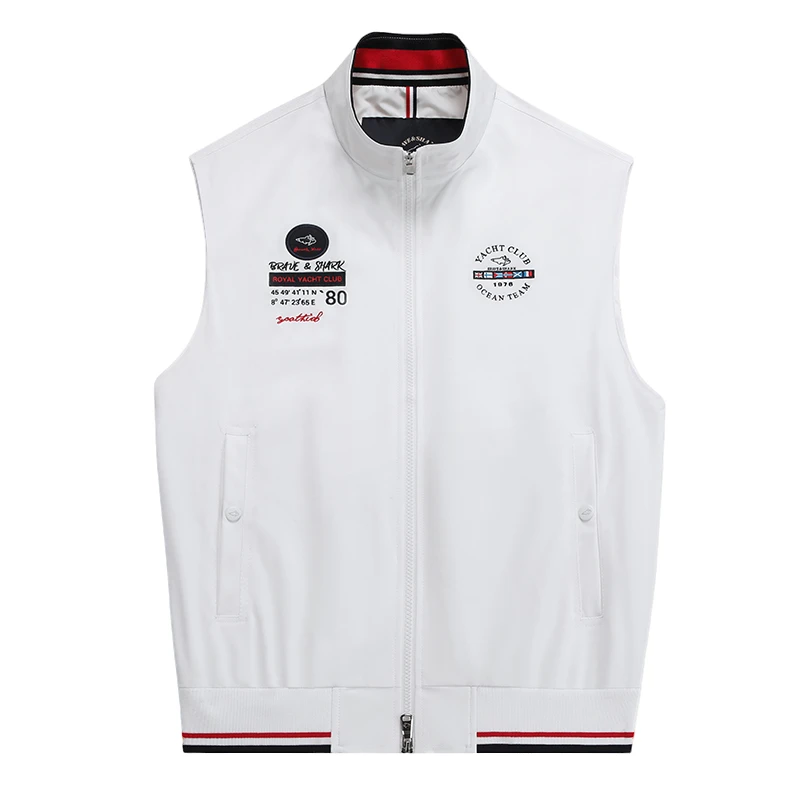 BRAVE&SHARK/勇士鲨鱼春秋专柜时尚马甲男休闲马甲户外外套男1327