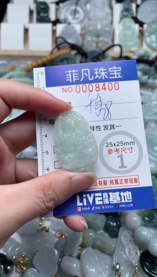翡翠未镶嵌颈饰00..8400