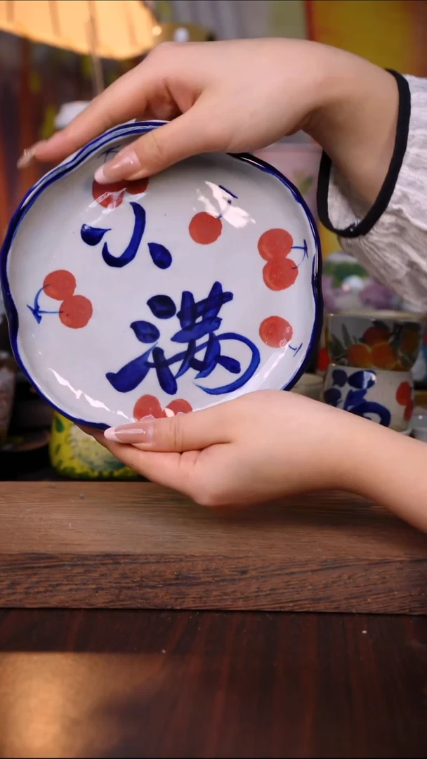 杯子陶泥垚手作 景德镇手工手绘陶瓷器物
