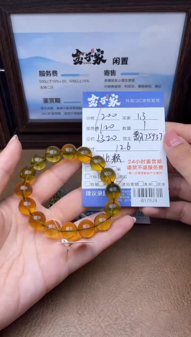 琥珀颈饰未镶嵌誓*-817924