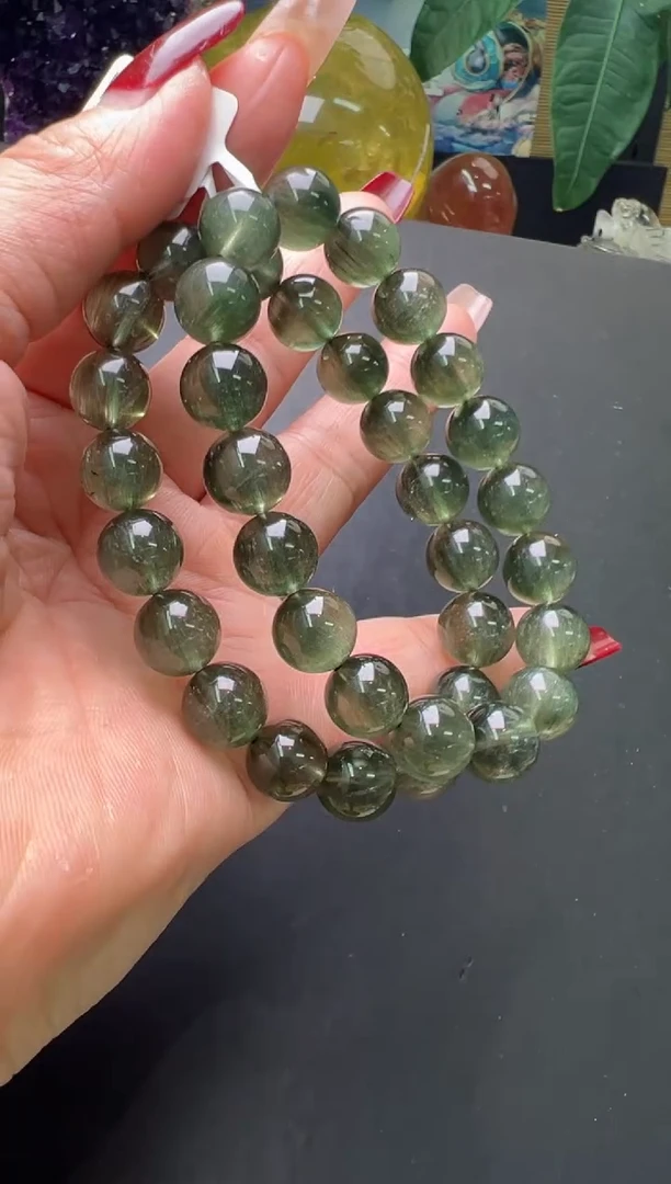 【闪购商品】水晶手串未镶嵌绿发晶手串多样性发一JP38303