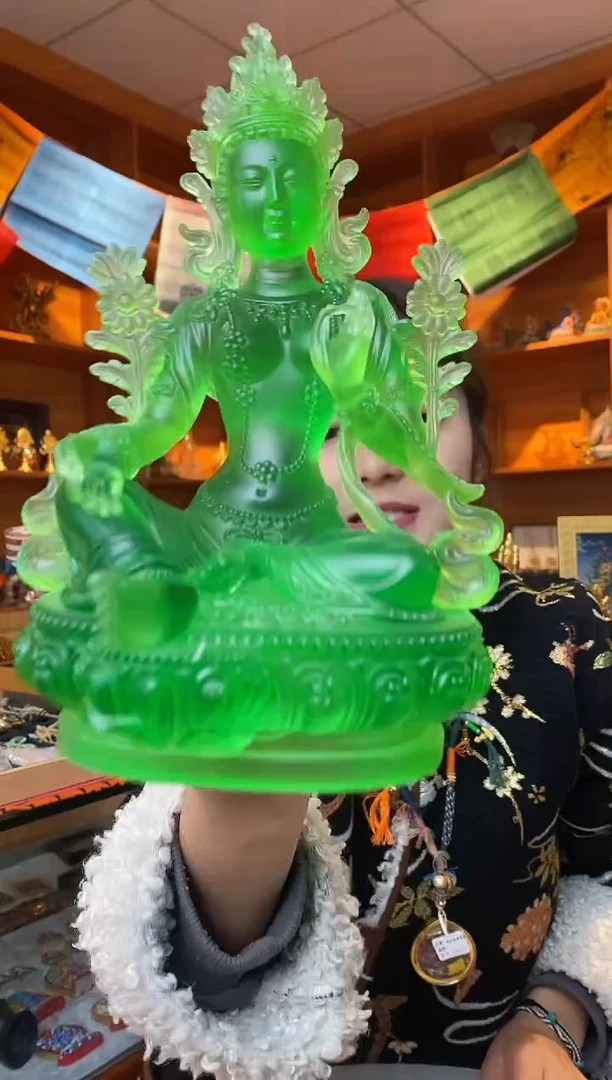 【闪购商品】泥塑绿妈妈-与实物略有差异介意者慎拍
