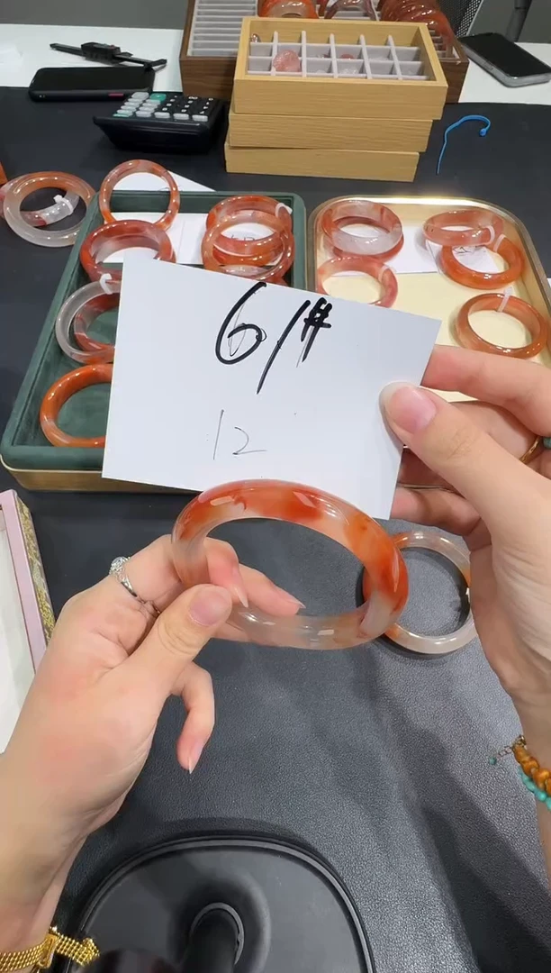 未镶嵌手镯南红玛瑙X0922-446-448