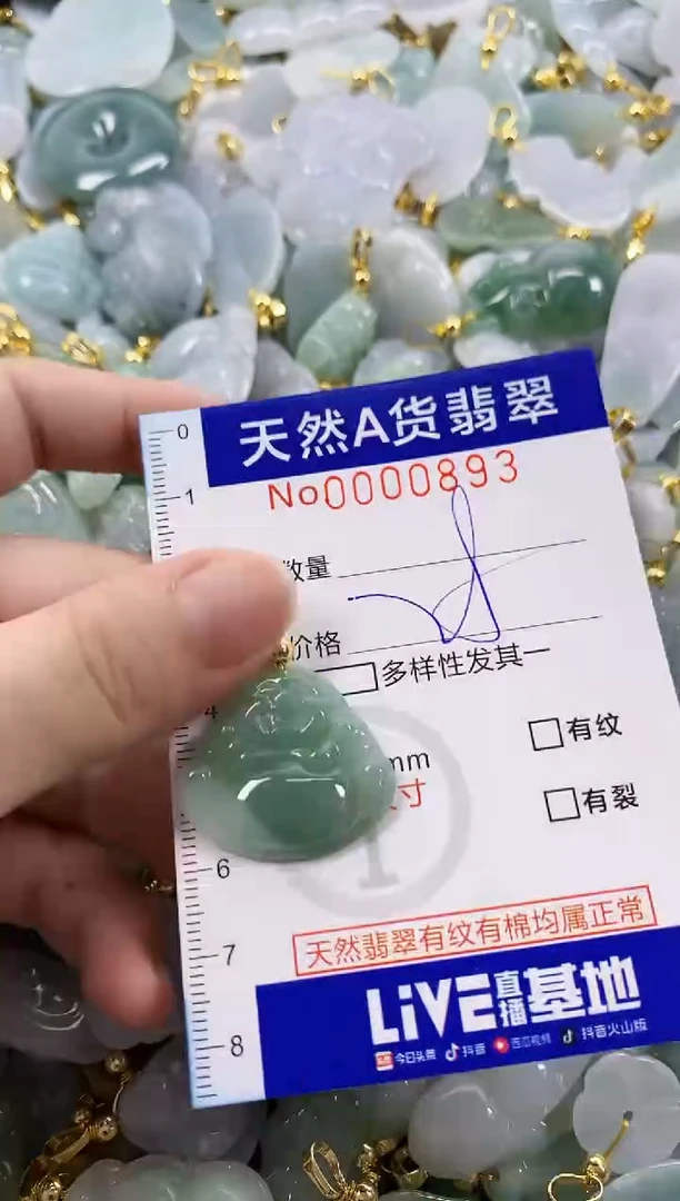 颈饰未镶嵌翡翠天然A货翡翠