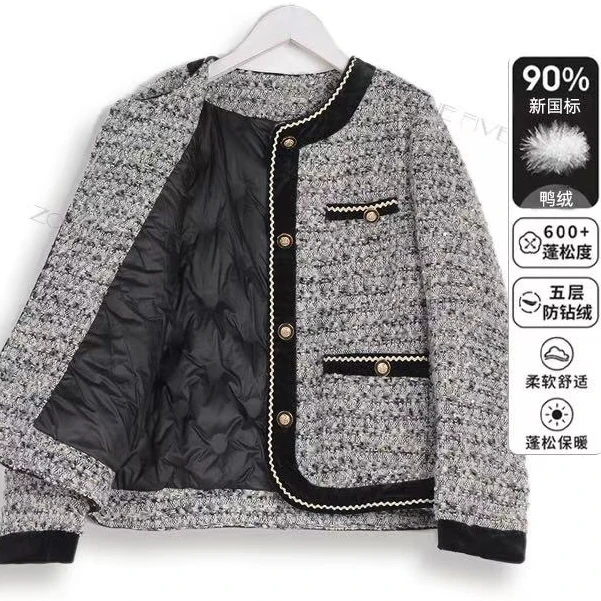 0836款冬季羊毛绒羽绒外套