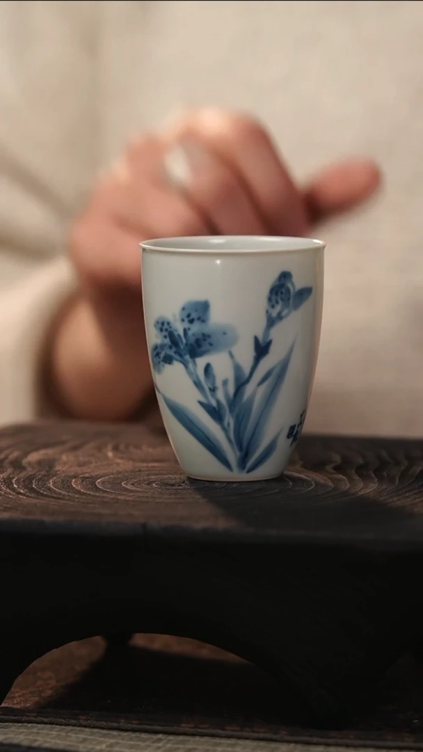 【闪购商品】善见堂 王长根青花杯