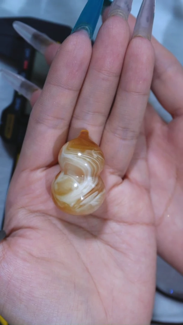 手链琥珀未镶嵌典藏级拉丝橘底妖孽天花板葫芦