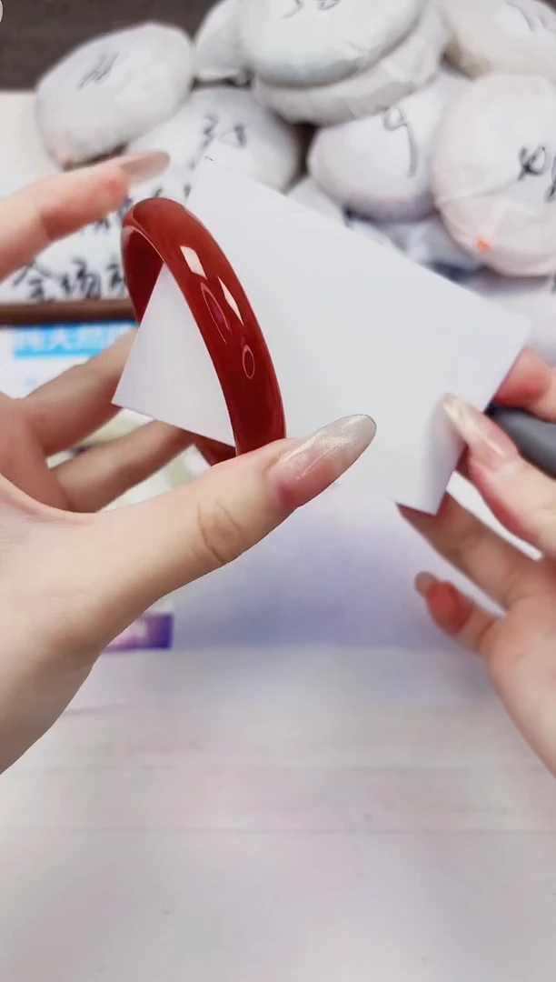 石英质玉手镯未镶嵌124-玛瑙-圈口53