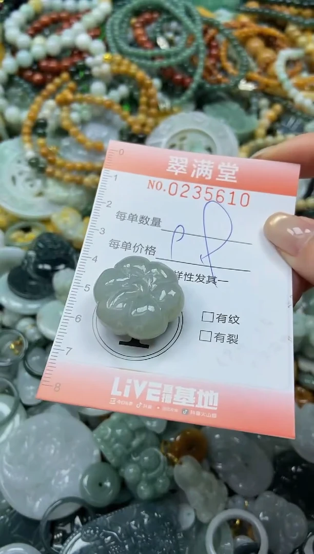 未镶嵌挂件翡翠闪购0235610