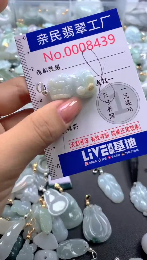 颈饰未镶嵌翡翠8439