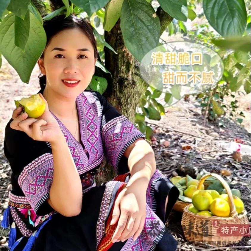 【瑶子君专享.顺丰包邮】太秋甜柿 高山甜柿子  瑶山果园直发