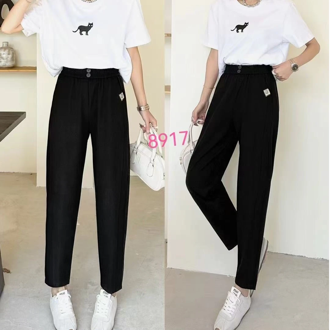 8917新款夏季时尚显瘦薄款休闲哈伦裤