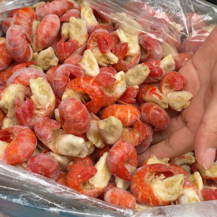 绿亿园新鲜龙虾尾 一级龙虾尾 净重2.1斤/袋 活虾现剥 送炒料包