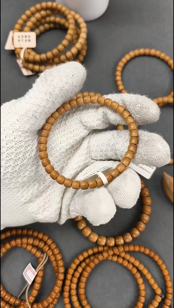 手串橄榄核烈**情6.1mm核尖单圈1颗瑕疵