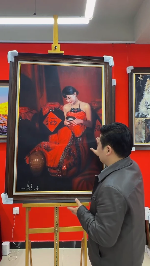 【闪购商品】绘画梁静-80x120-油画作品