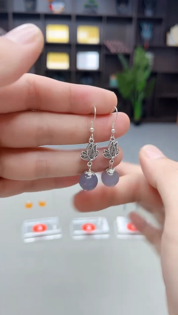 未镶嵌耳饰玛瑙/玉髓231000