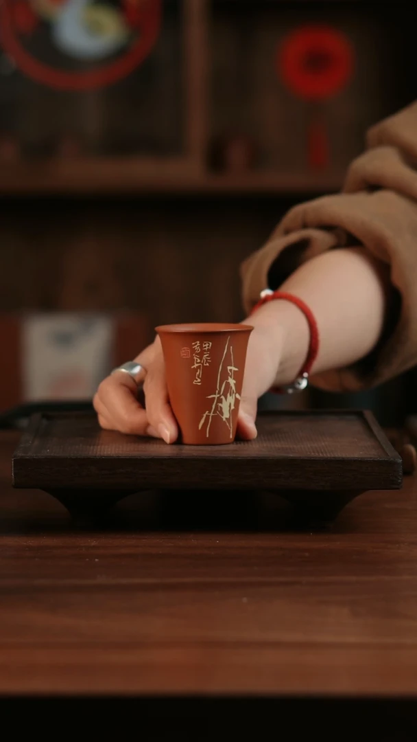 【闪购商品】二生陶作望春杯微微瑕 07