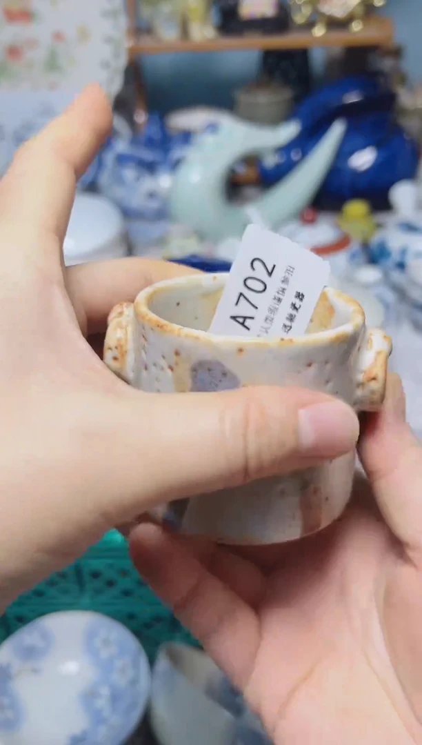 搪瓷農***女A702瓷片默认微瑕疵 介意勿拍